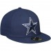 Men's Dallas Cowboys New Era Navy Omaha II 59FIFTY Fitted Hat 2818462